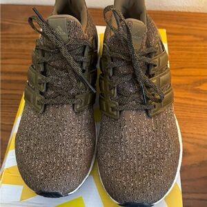 Adidas Earthy Brown Knit Sneakers